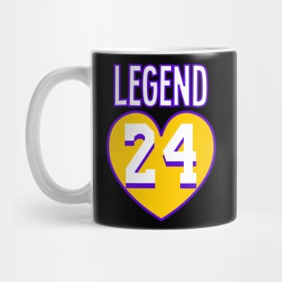 Legend 24 LA Basketball Design Mug